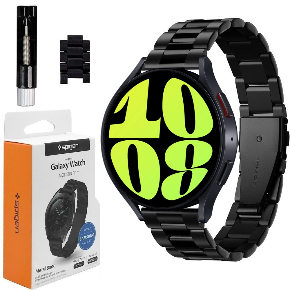 SPIGEN Modern Fit | Stalowa Bransoleta Pasek do Samsung Galaxy Watch 6 40/44mm