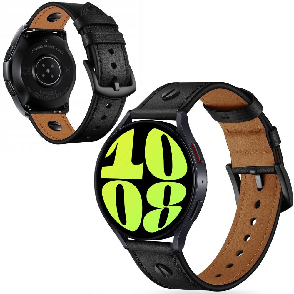 Skórzany Pasek Leather Screw Strap do Samsung Galaxy Watch 6 40/44mm