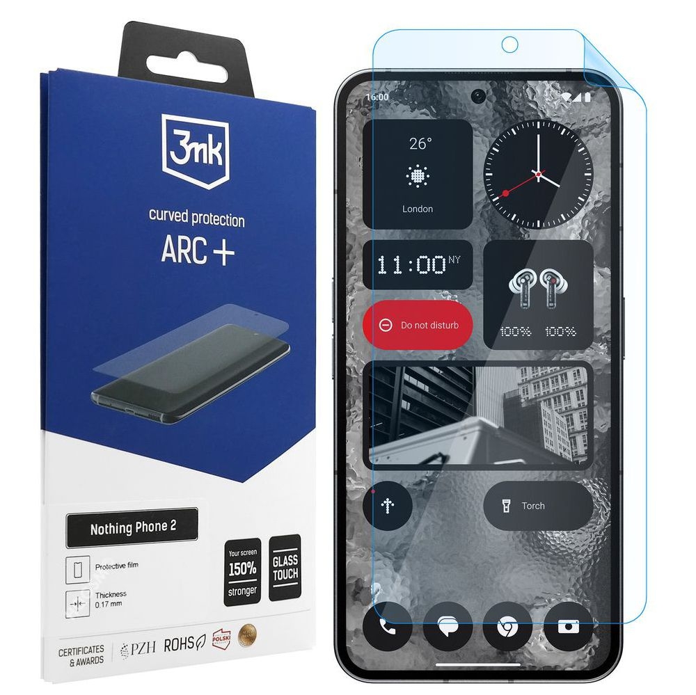 3mk Curved Protection ARC+ | Folia na Cały Ekran do Nothing Phone 2
