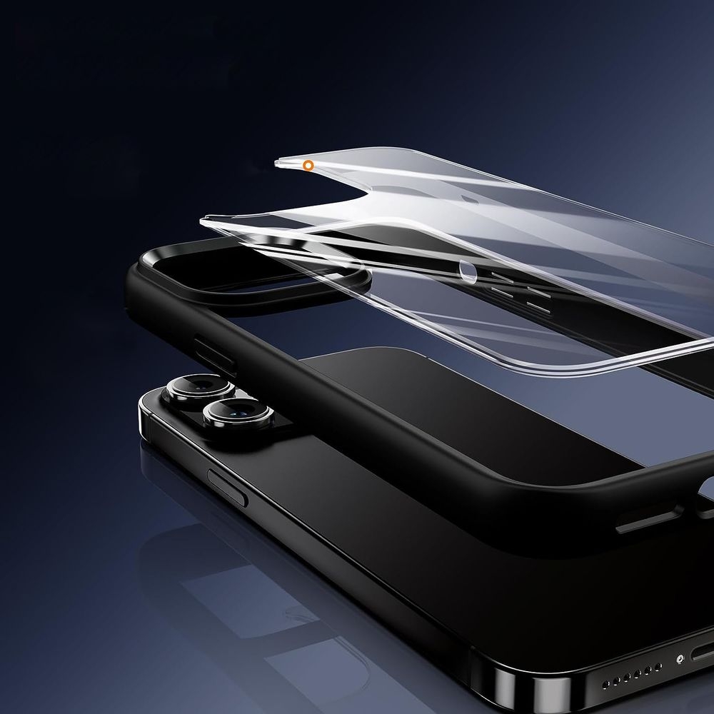 Etui Clear Case | Matte Black do Apple iPhone 15 Pro Max