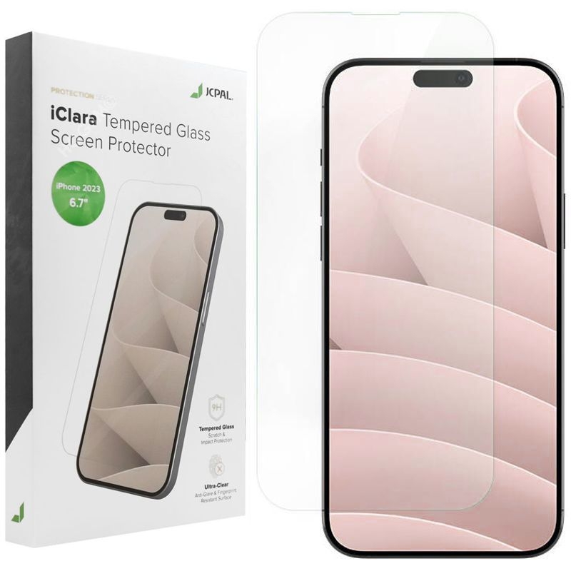 Szkło Hartowane JCPAL iClara | 9H 2.5D | 0.26mm do Apple iPhone 15 Plus