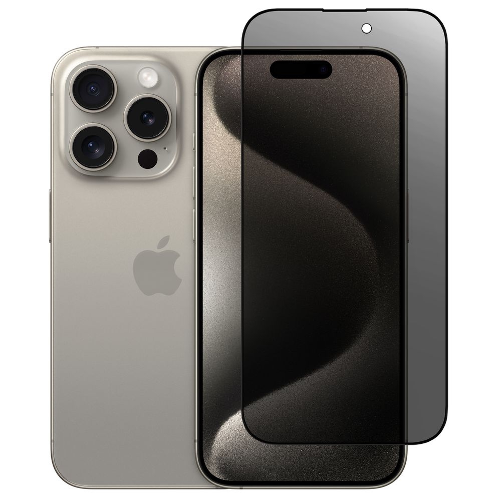Szkło Hartowane PRIVACY | Full Cover do Apple iPhone 15 Pro Max