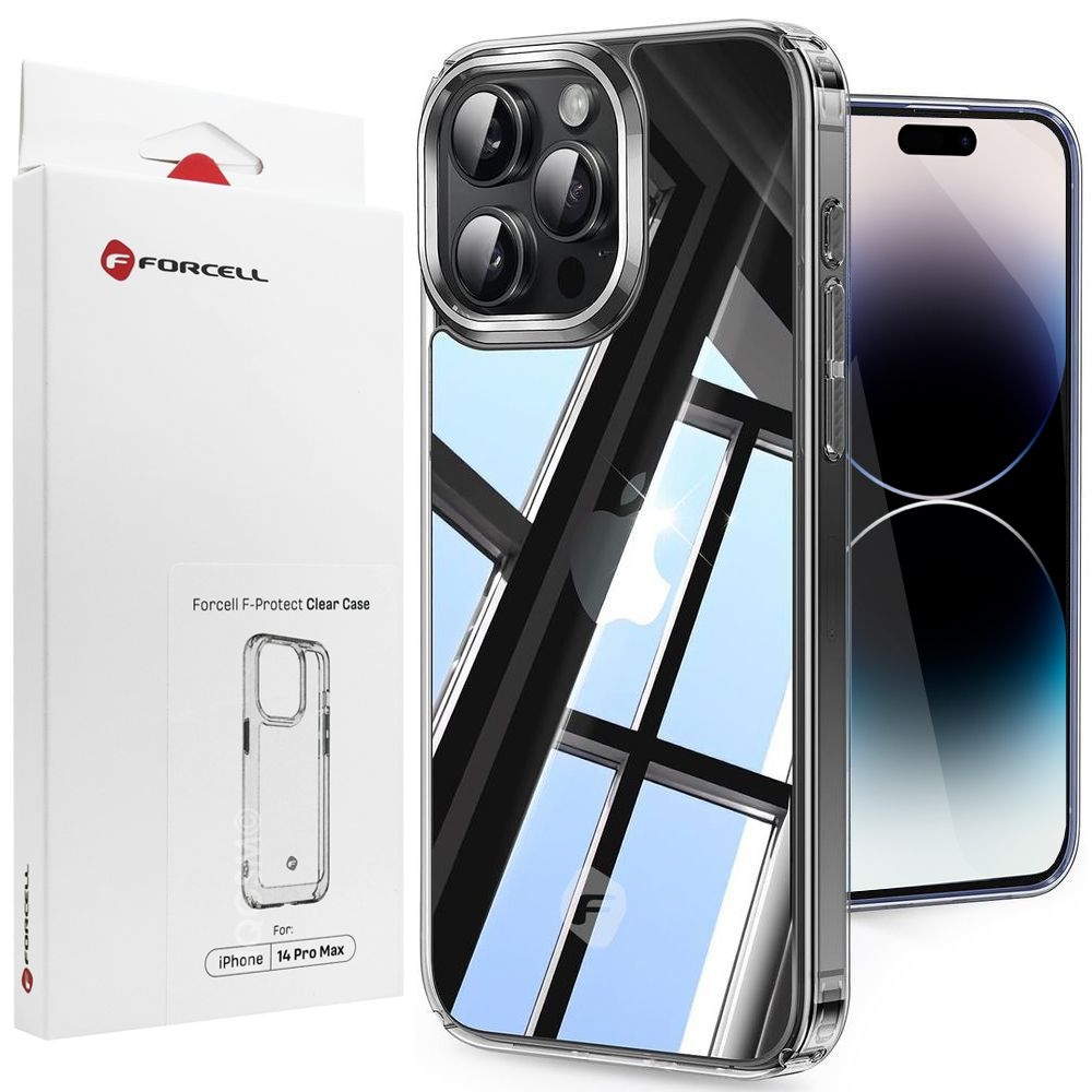 Etui Forcell Clear Hybrid Case | Clear do Apple iPhone 14 Pro Max