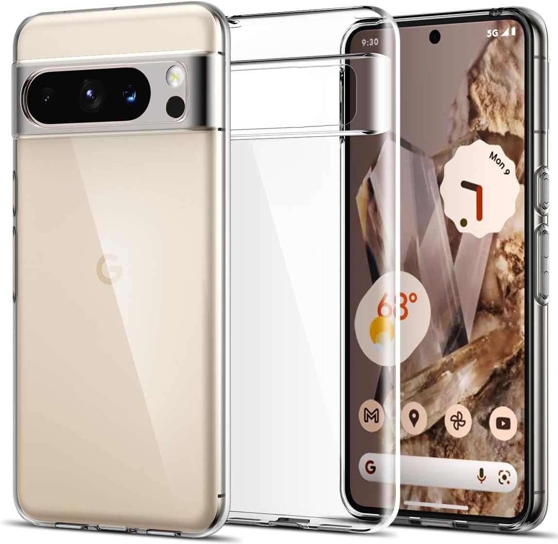 Cienkie Etui Air Case 0.5mm | Bezbarwne do Google Pixel 8 Pro