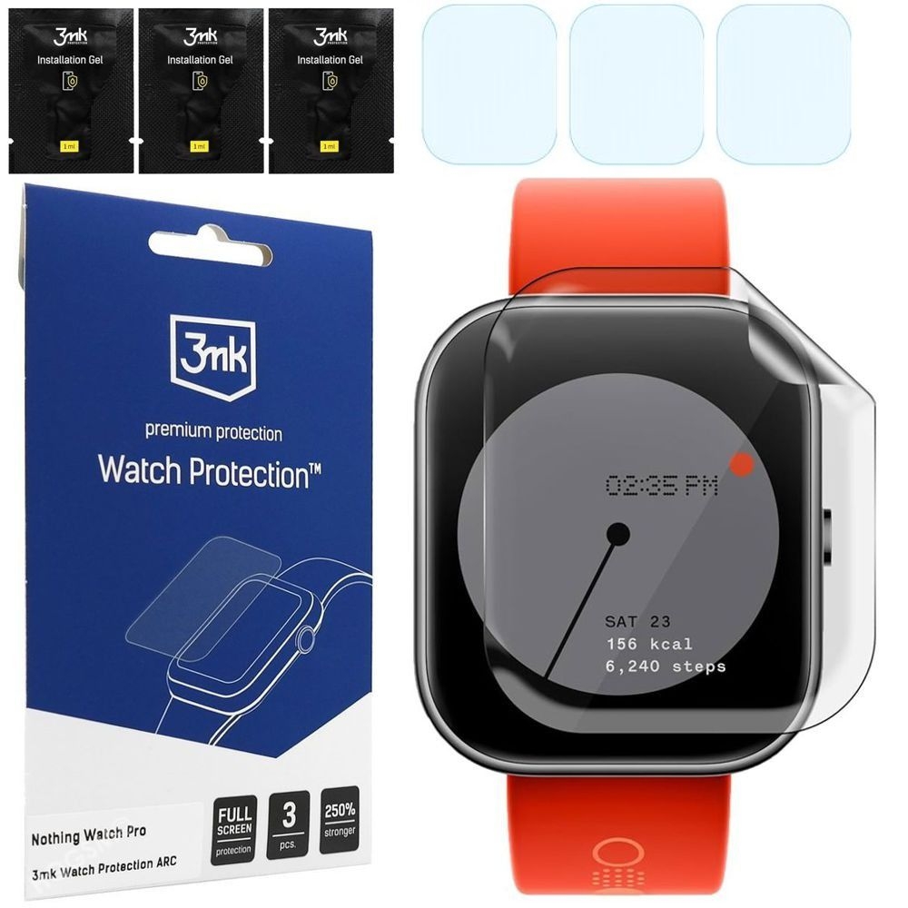 3x Folia Hydrożelowa 3mk Watch Protection do cmf by Nothing Watch Pro