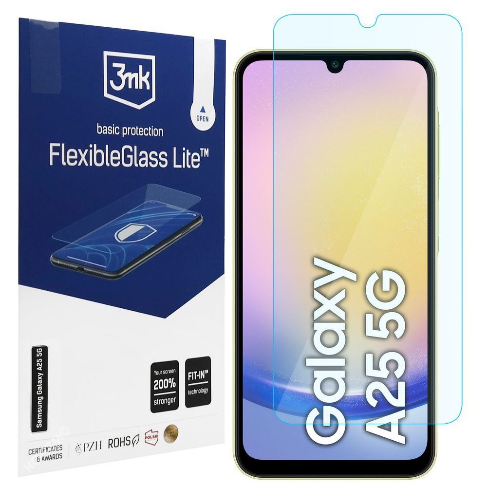 3mk Flexible Glass Lite | Nietłukące Szkło Hybrydowe do Samsung Galaxy A25 5G