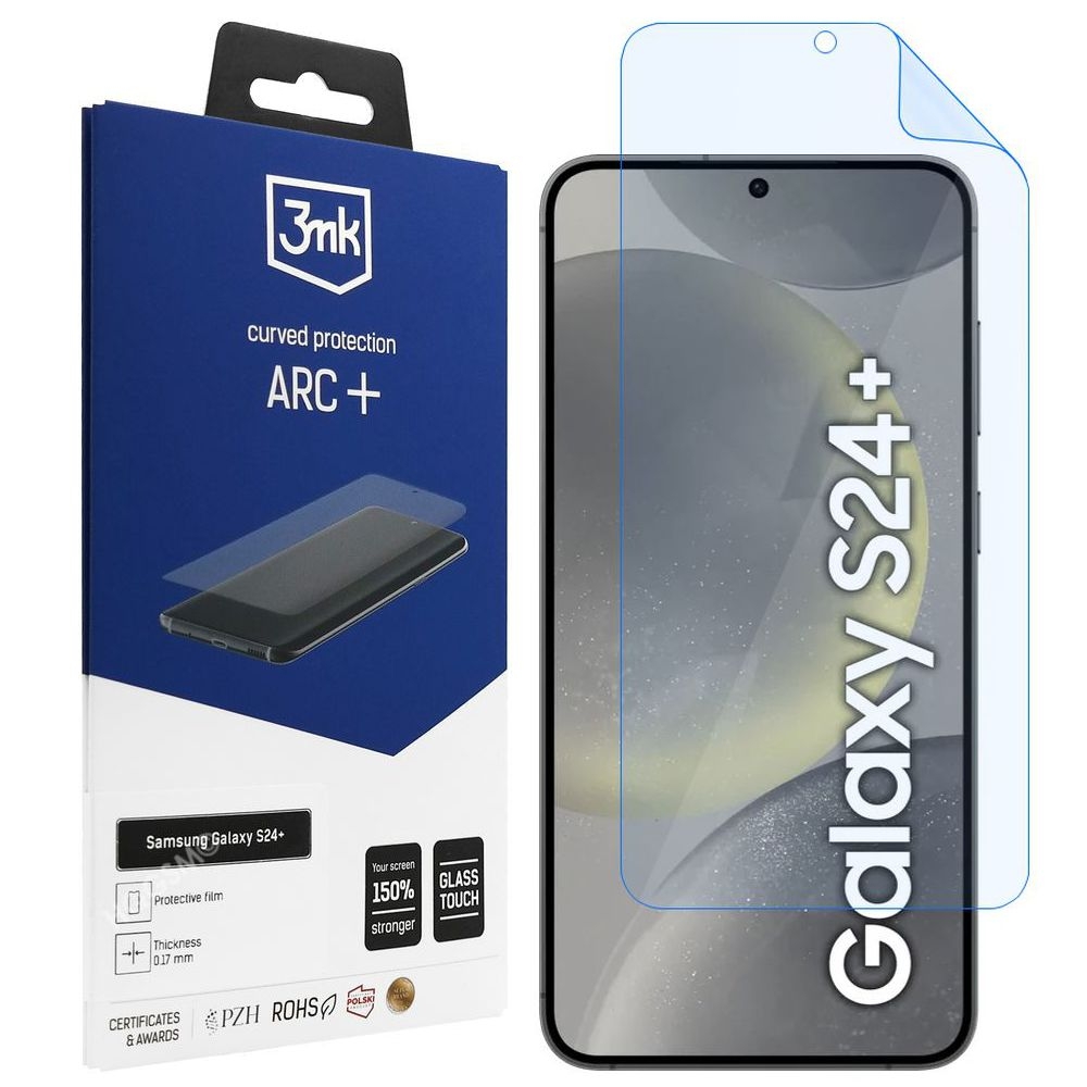 3mk Curved Protection ARC+ | Folia na Cały Ekran do Samsung Galaxy S24+ Plus