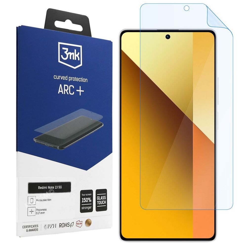 3mk Curved Protection ARC+ | Folia na Cały Ekran do Xiaomi Redmi Note 13 5G