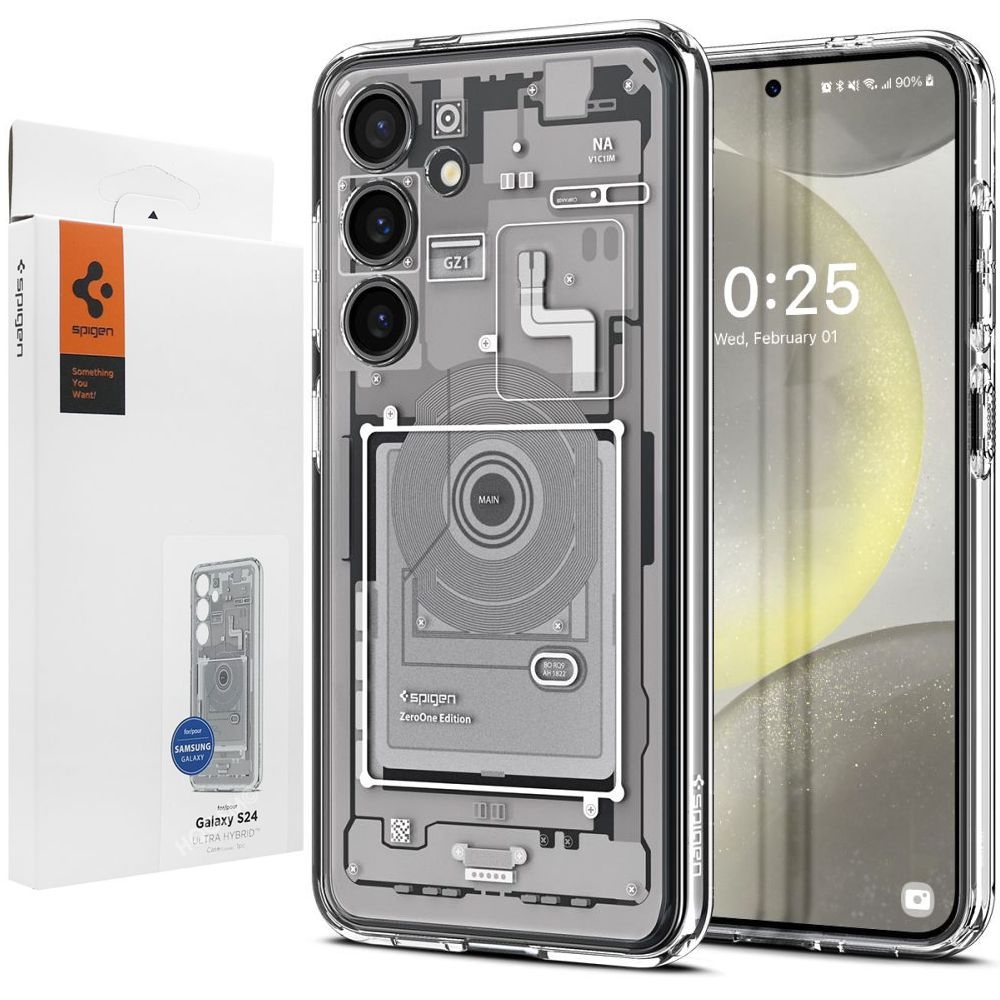 Etui SPIGEN Ultra Hybrid Zero One | White do Samsung Galaxy S24 |