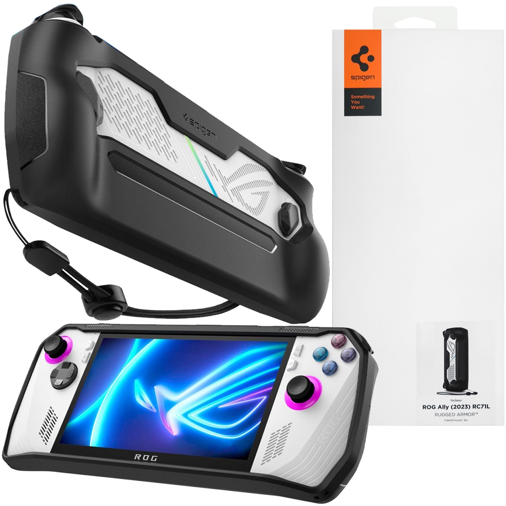 Etui SPIGEN Rugged Armor | Matte Black do ASUS ROG Ally