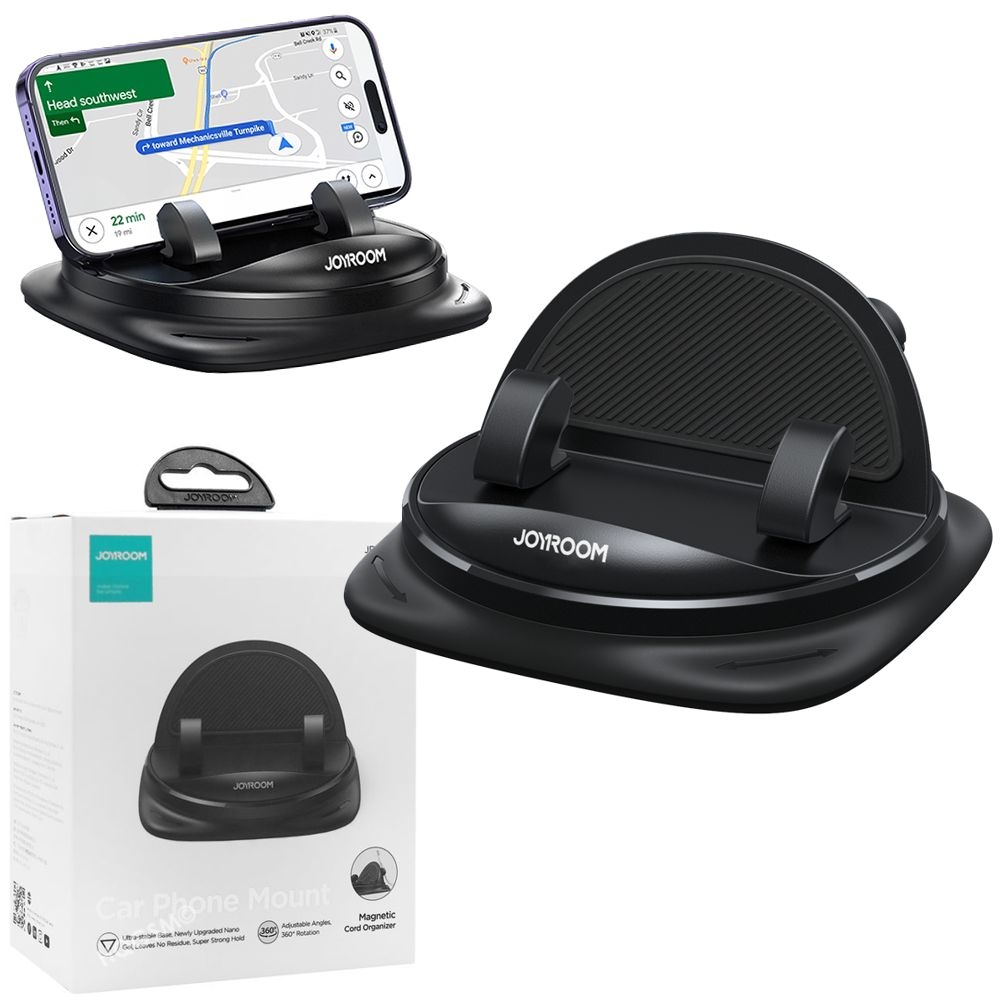 JoyRoom | Uchwyt Samochodowy Samoprzylepny Obrotowy | do Samochodu Domu