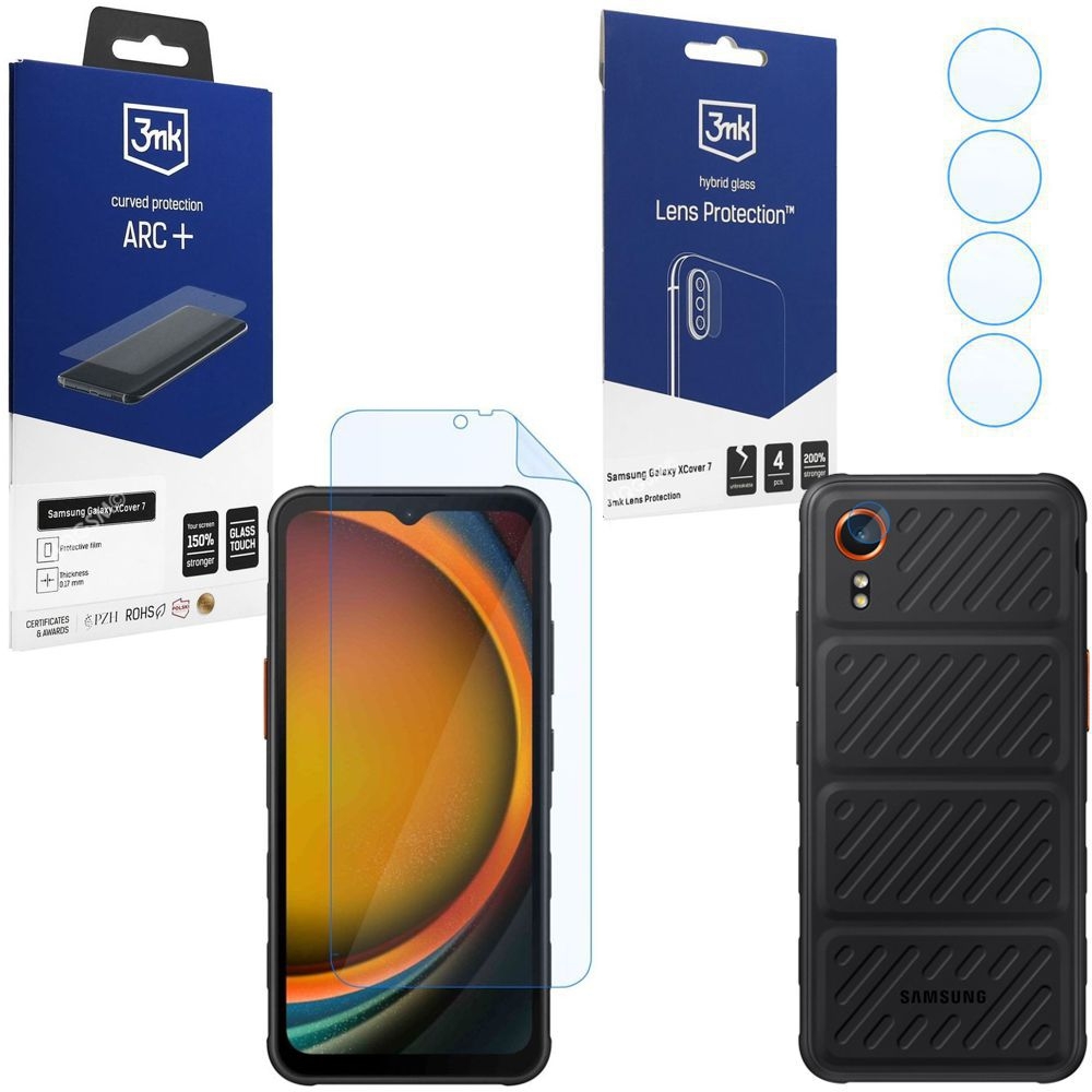 FOLIA 3mk Curved Protection ARC+ 4x APARAT Lens Protection do Samsung Galaxy XCover 7