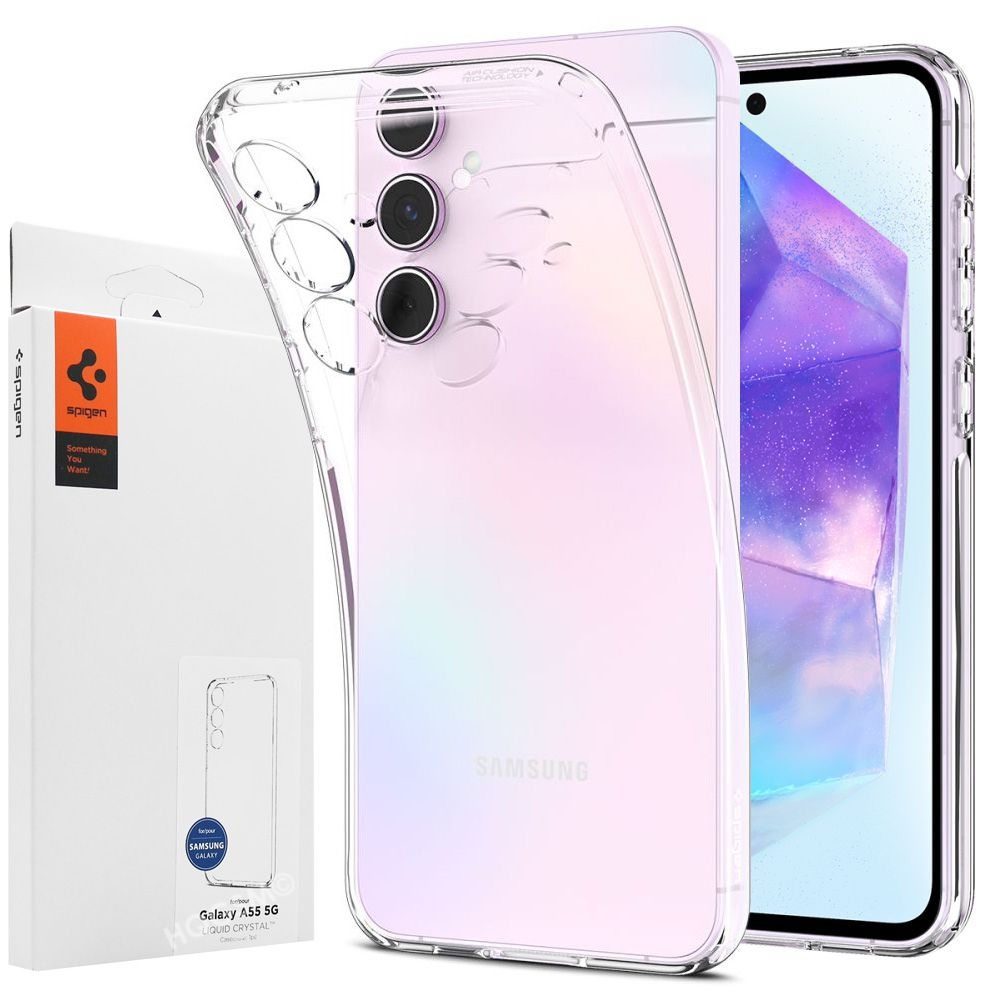 Etui SPIGEN Liquid Crystal | Crystal Clear do Samsung Galaxy A55 5G