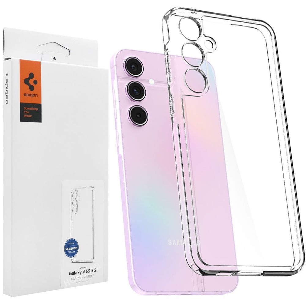 Etui SPIGEN Ultra Hybrid | Crystal Clear do Samsung Galaxy A55 5G