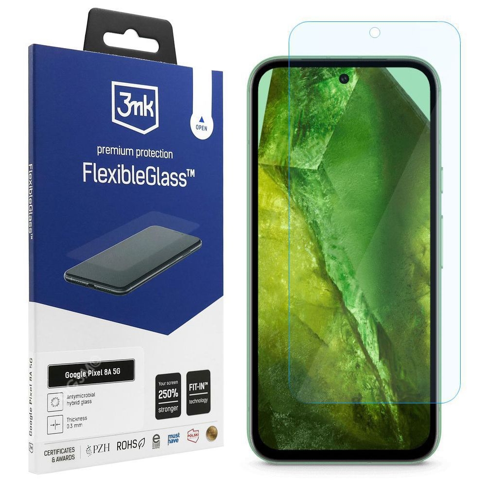 3mk Flexible Glass | Nietłukące Szkło Hybrydowe do Google Pixel 8a 5G