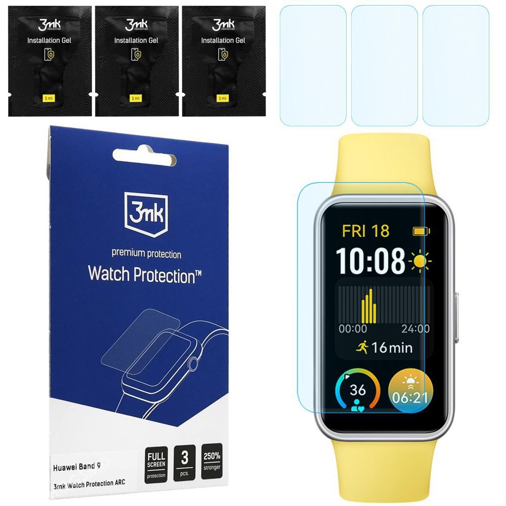 3x Folia Hydrożelowa 3mk Watch Protection do Huawei Band 9