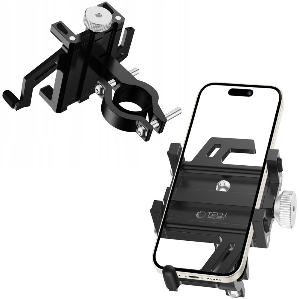 Metalowy Wytrzymały Uchwyt Rowerowy Motocyklowy | Na Kierownicę