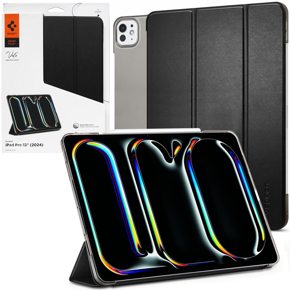 Etui SPIGEN Smart Fold Velo | Black do Apple iPad Pro 13 M5 2025 / Pro 13 M4 2024