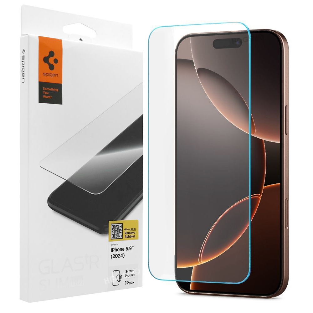 Szkło Hartowane SPIGEN GLAS.tR Slim do Apple iPhone 17 Pro Max / 16 Pro Max