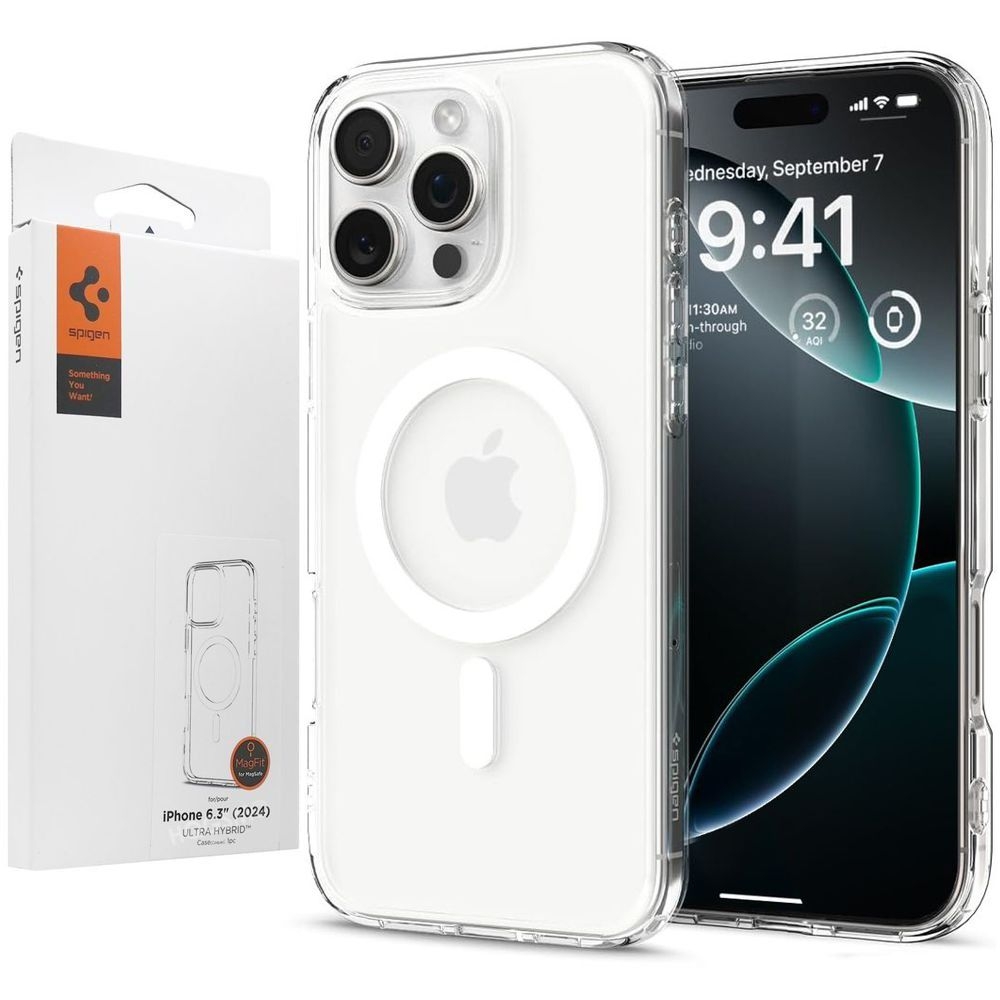 Etui SPIGEN Ultra Hybrid MagSafe | White do Apple iPhone 16 Pro |