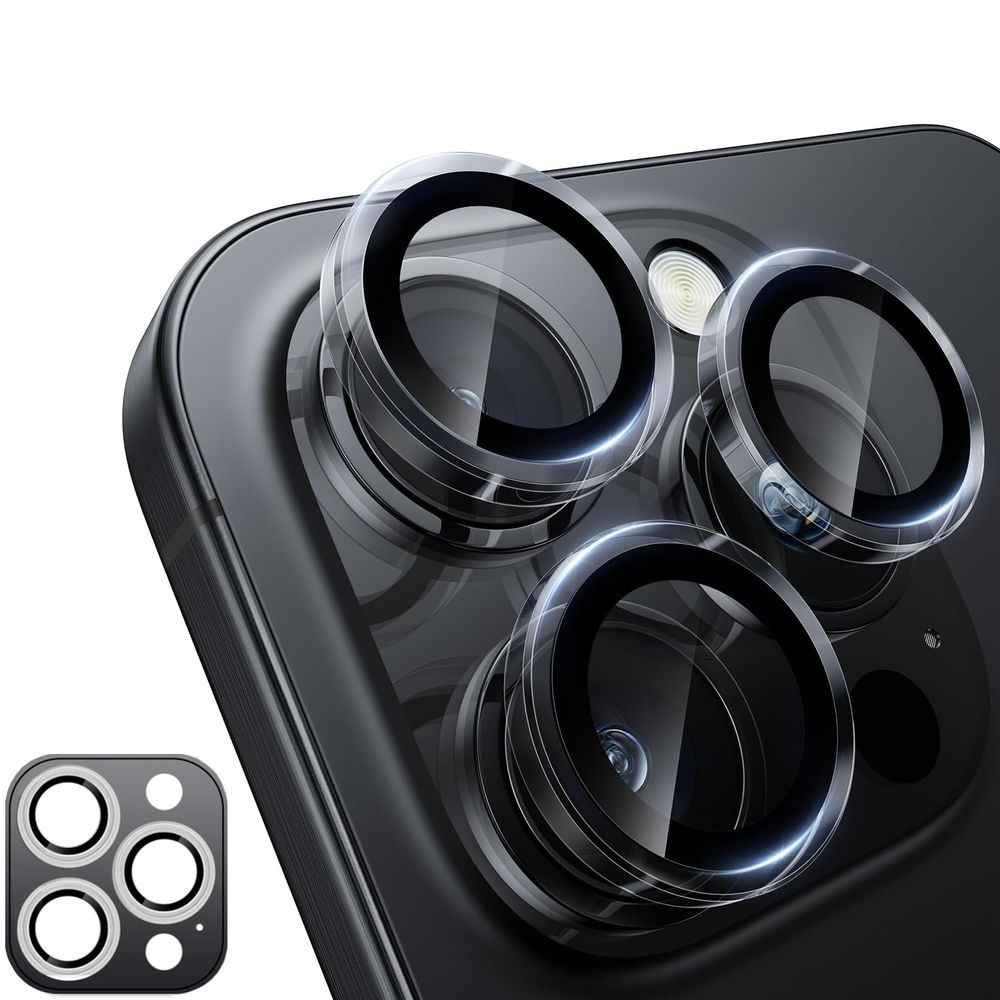 CamRing | Osobne Szkła na Aparat + Ramka Montażowa do Apple iPhone 16 Pro / Pro Max