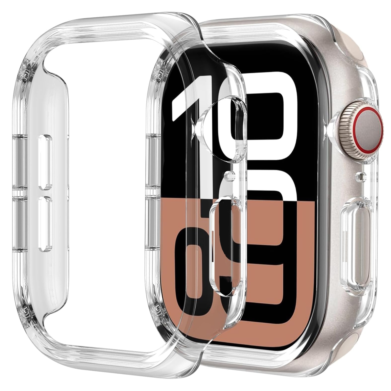 Defense Case 2w1 Etui + Szkło | Ochrona 360° do Apple Watch 10 42mm