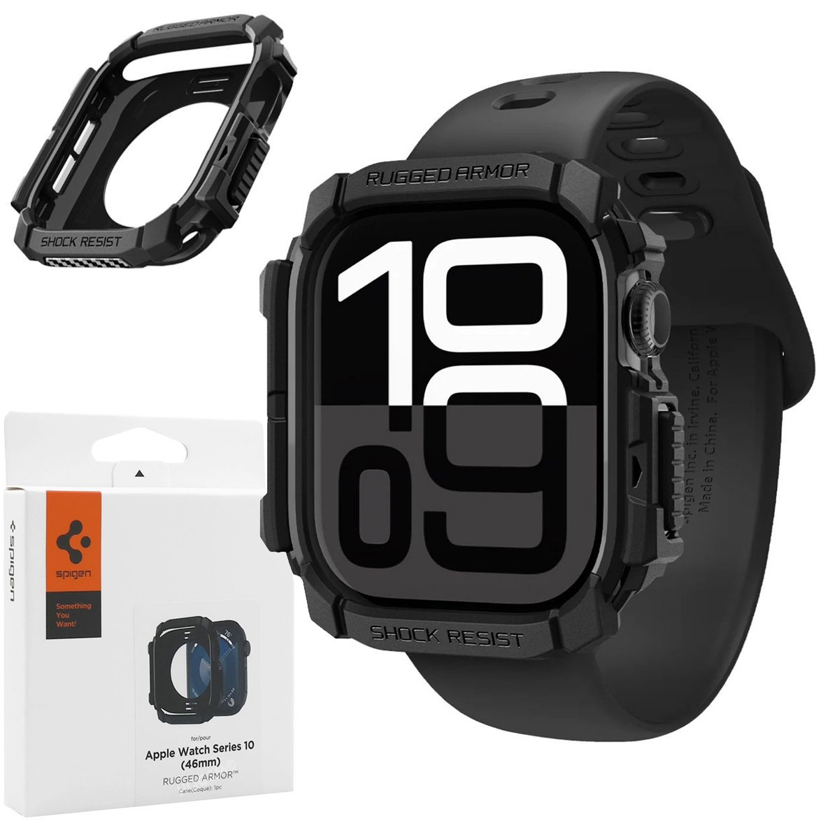 Etui SPIGEN Rugged Armor do Apple Watch 10 46mm