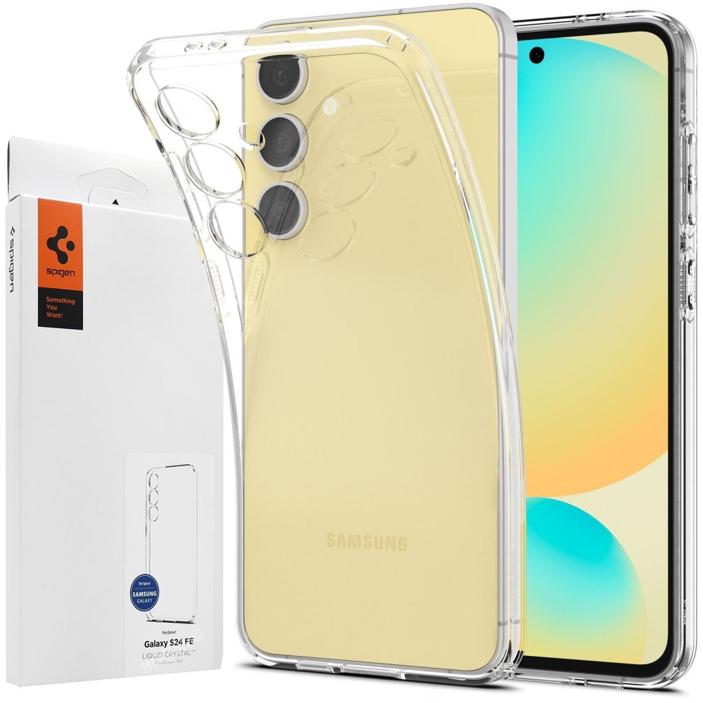 Etui SPIGEN Liquid Crystal | Crystal Clear do Samsung Galaxy S24 FE