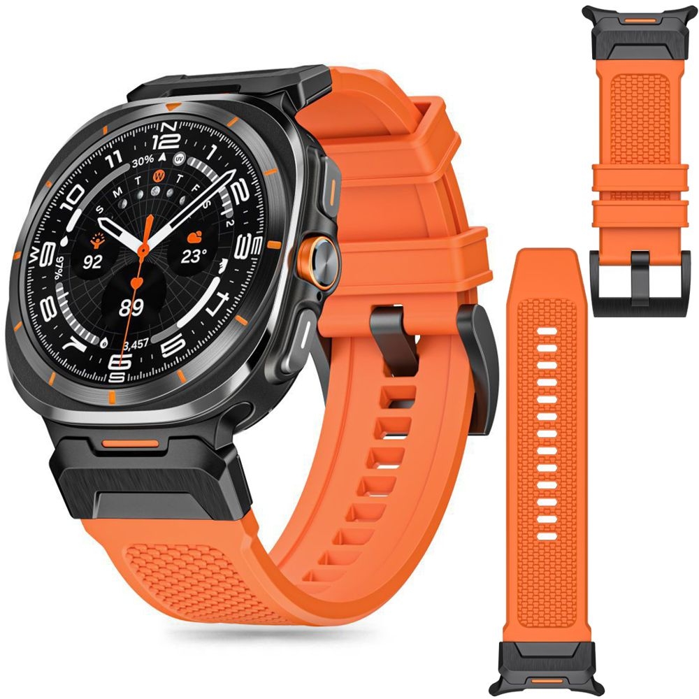 Pancerny Pasek RUGGED Strap | Orange do Samsung Galaxy Watch Ultra2 / Ultra 2025 / Ultra