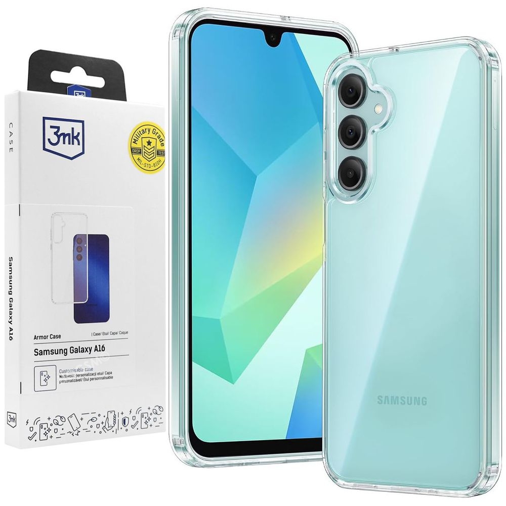 Pancerne Etui 3mk Armor Case | Clear do Samsung Galaxy A16 / 5G