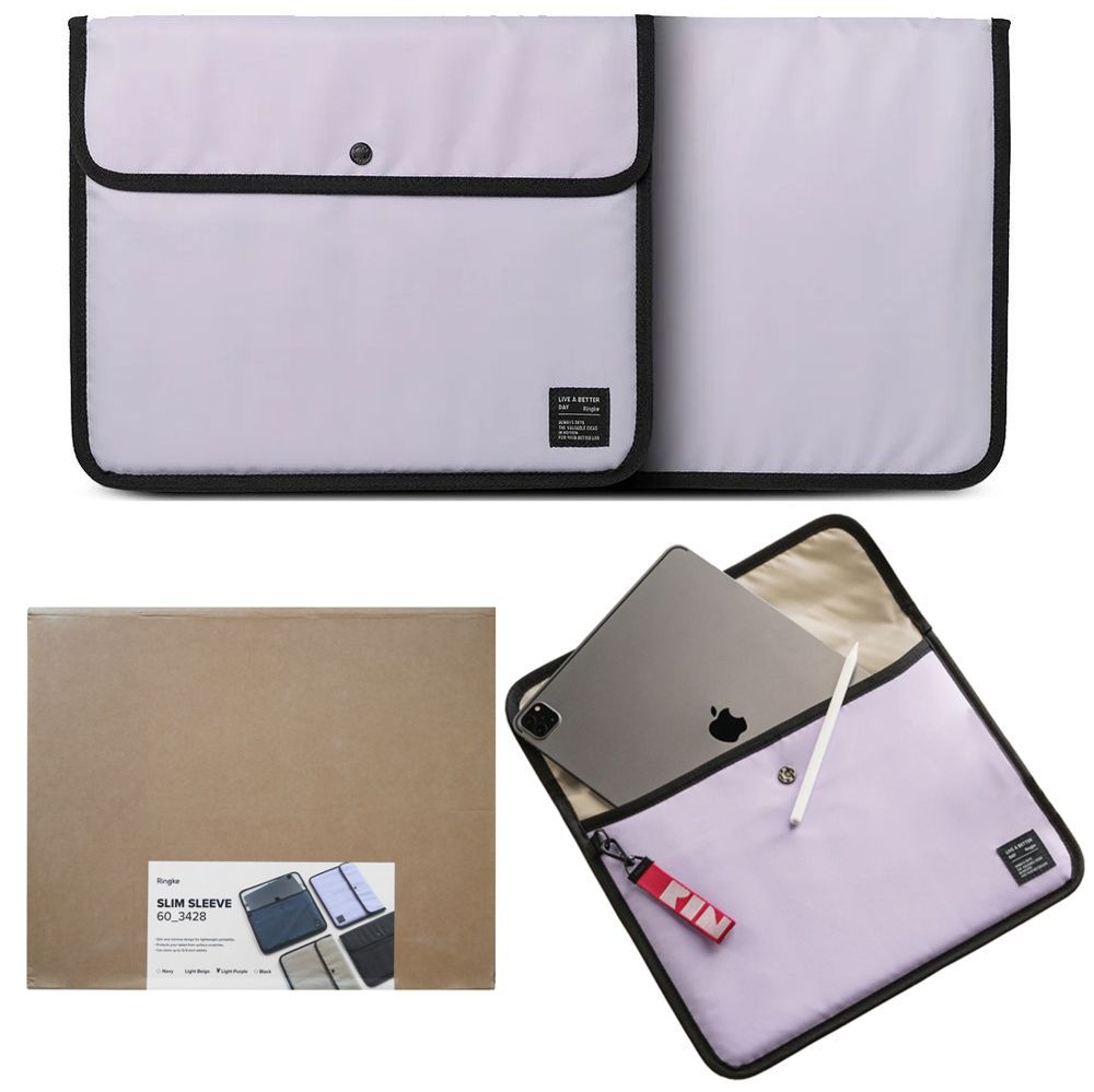 Ringke Slim Sleeve | Etui Wsuwka na Tablet do 12.9″ | Light Purple