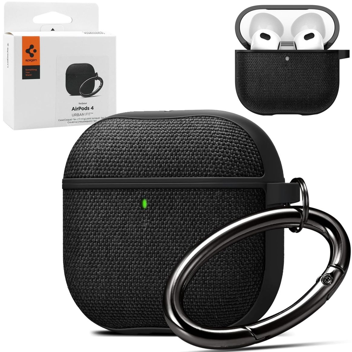 Etui SPIGEN Urban Fit | Black do Apple AirPods 4