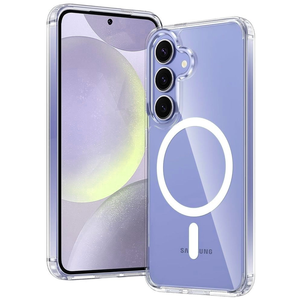 Etui Hybrydowe Clear Case z MagSafe | Crystal do Samsung Galaxy S25+ Plus
