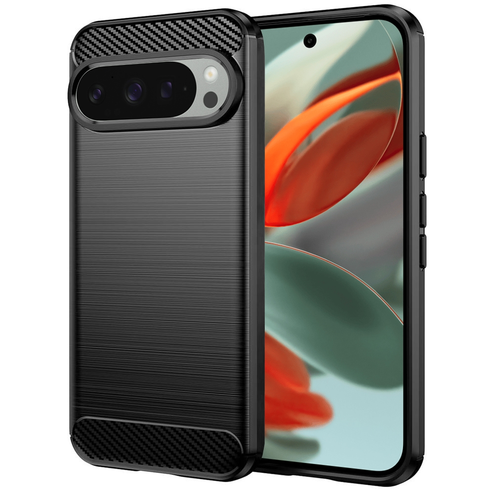 Etui CARBON Soft Case | Coal Black do Google Pixel 9 Pro