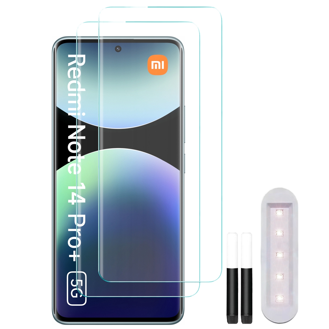 2x Hartowane Szkło UV | Cały Ekran do Xiaomi Redmi Note 14 Pro+ Plus 5G