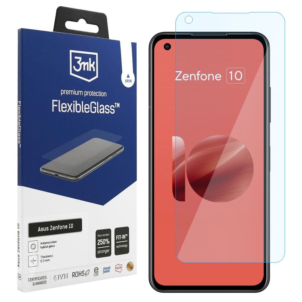 3mk Flexible Glass | Nietłukące Szkło Hybrydowe do Asus Zenfone 10