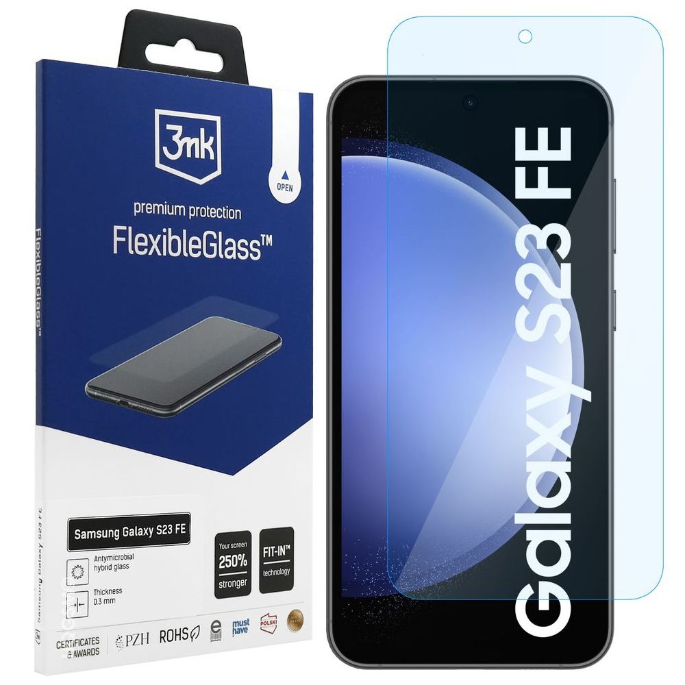 3mk Flexible Glass | Nietłukące Szkło Hybrydowe do Samsung Galaxy S23 FE
