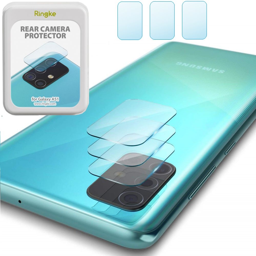 do Samsung Galaxy A51 | RINGKE Camera Protector | Szkło Ochronne na Aparat Obiektyw | 3szt