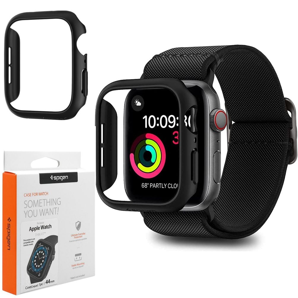 Etui SPIGEN Thin Fit do Apple Watch 4/5/6/SE 44mm