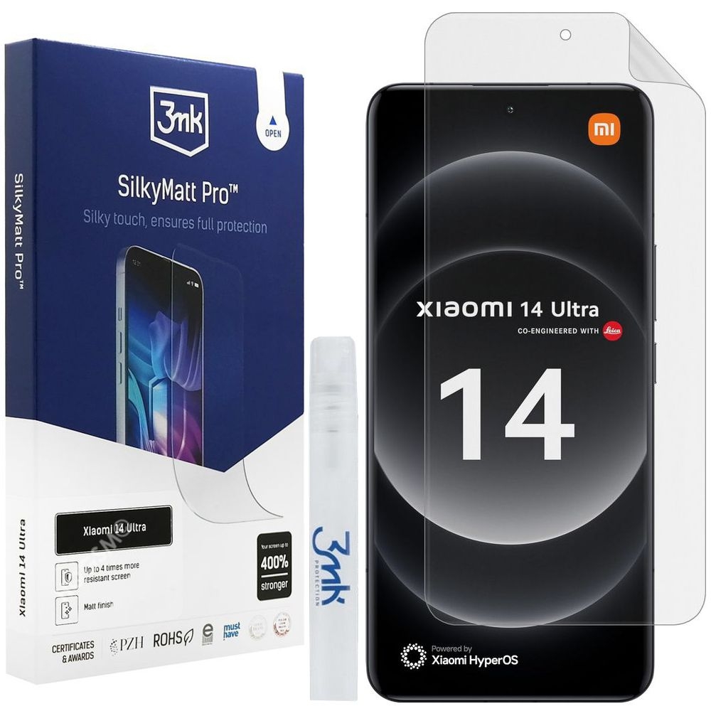 3mk SilkyMatt Pro | Matowa Folia Ochronna do Xiaomi 14 Ultra