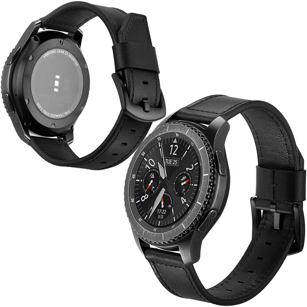 Samsung Galaxy Watch 46mm | Skórzany Pasek Leather Band