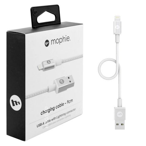 Mophie | Krótki Kabel Apple Lightning USB MFI | 9cm