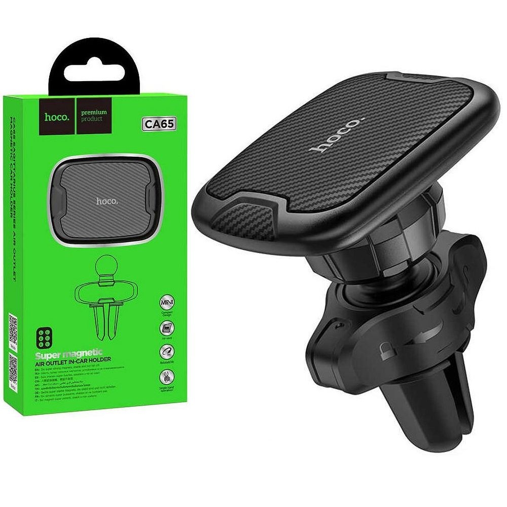 Hoco CA65 | Mały Magnetyczny Uchwyt Samochodowy | do Kratki Nawiewu