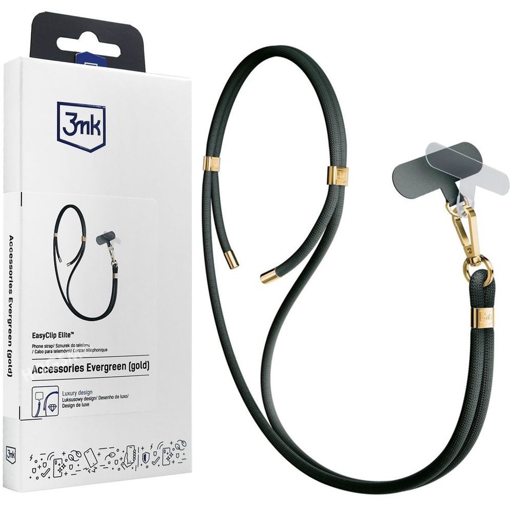 3mk EasyClip Elite | Magiczny Sznurek Smycz na Szyję Ramię do Telefonu