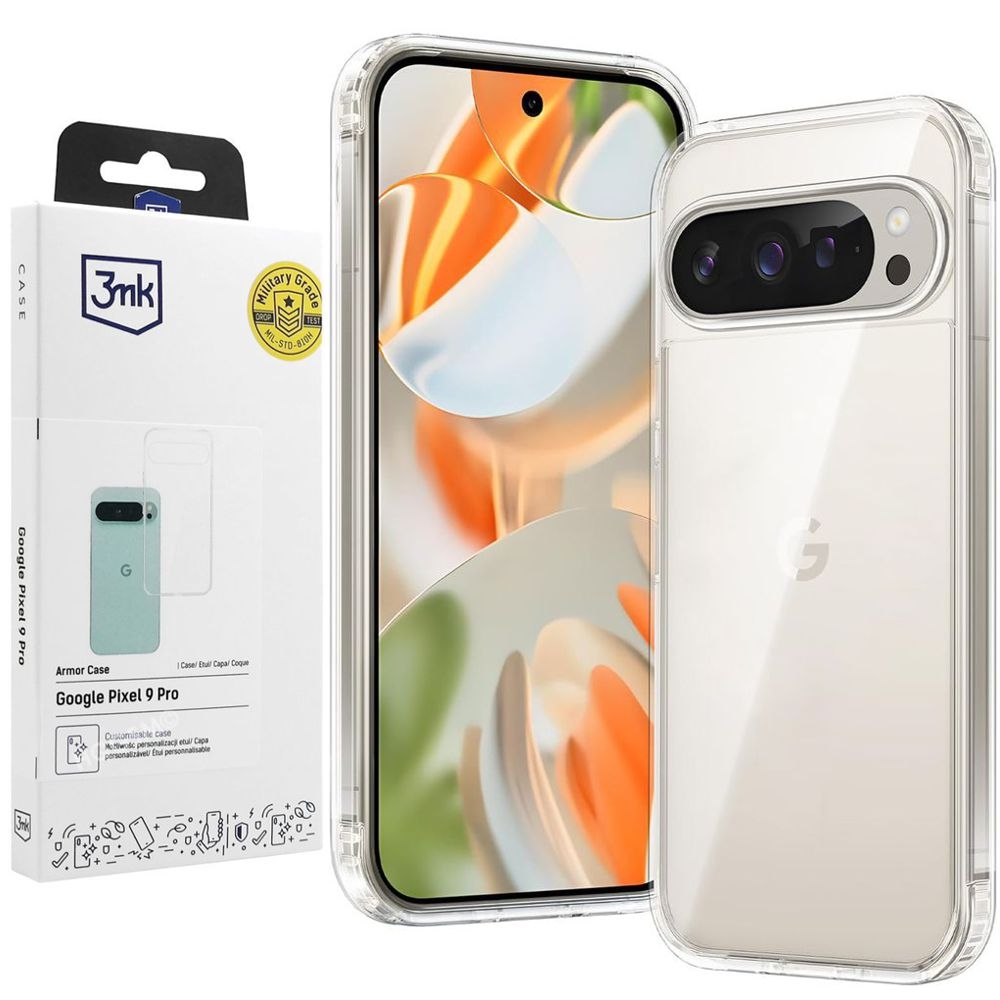 Pancerne Etui 3mk Armor Case | Clear do Google Pixel 9 / 9 Pro