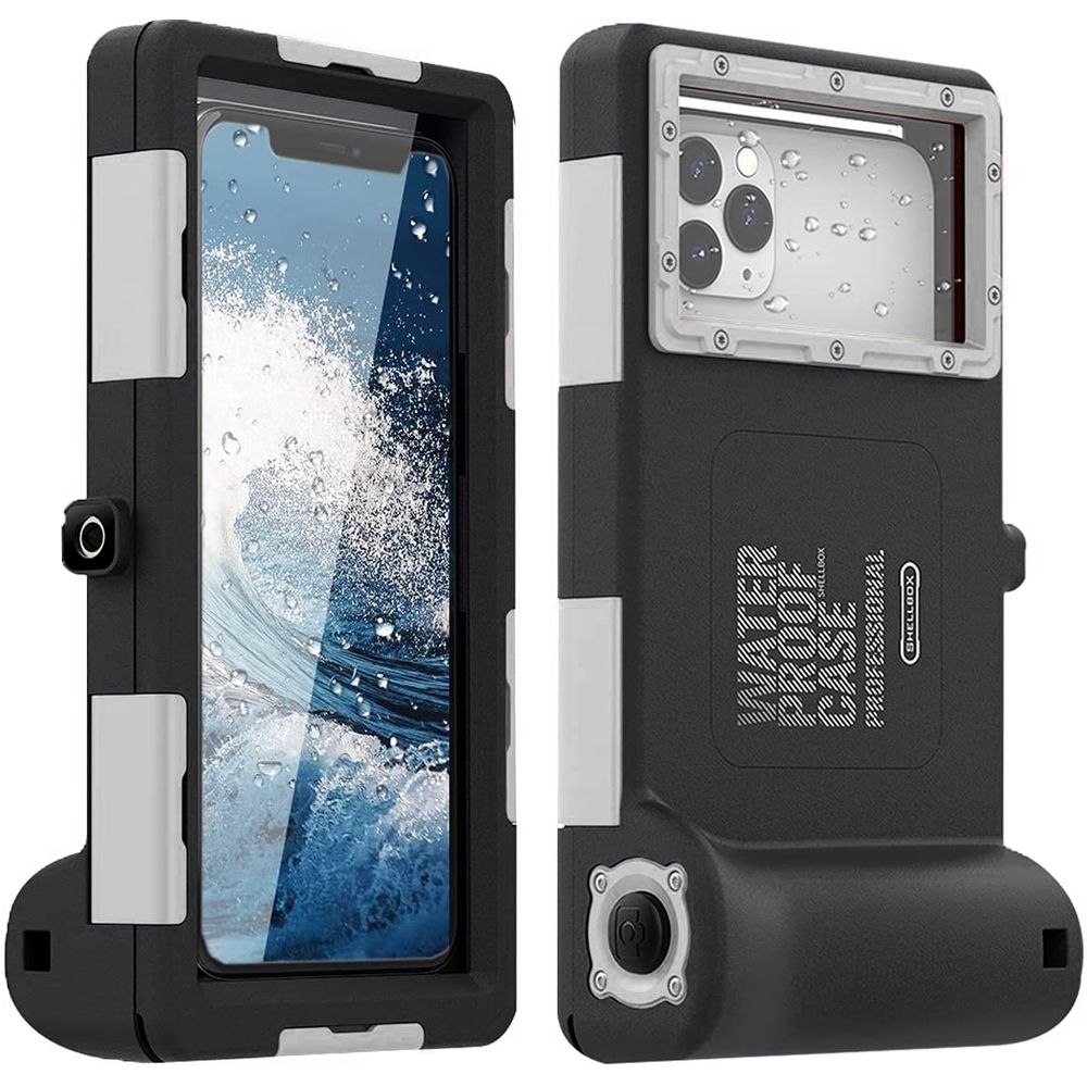 Wodoszczelne Etui Uniwersalne do Nurkowania Pływania | IPX8 | Czarne