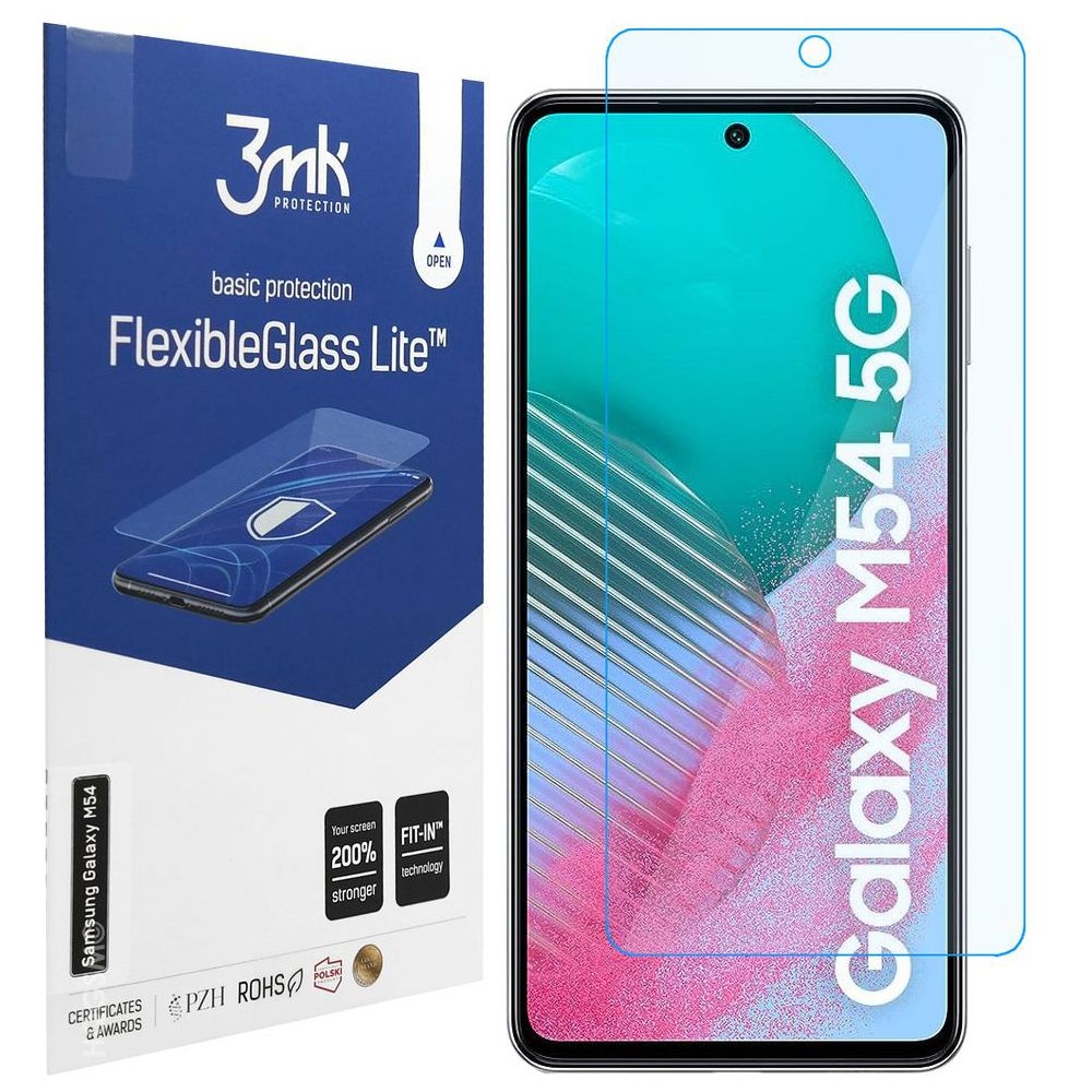 3mk Flexible Glass Lite | Nietłukące Szkło Hybrydowe do Samsung Galaxy M54