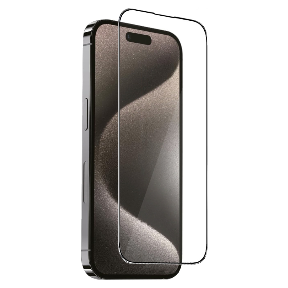 Szkło Hartowane z Metalową Ramką do Apple iPhone 15 Pro |