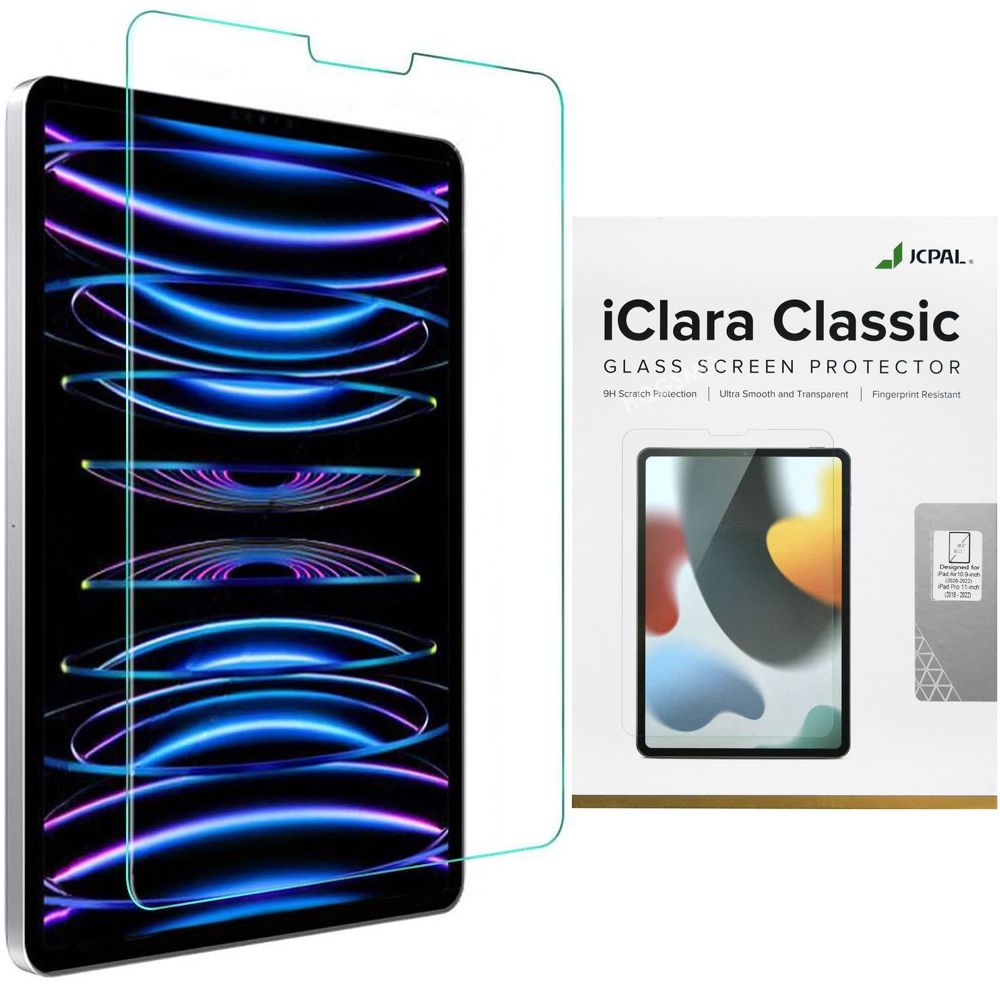 Szkło Hartowane JCPAL iClara Classic | 9H 2.5D do Apple iPad Pro 11 2022 / Air 5