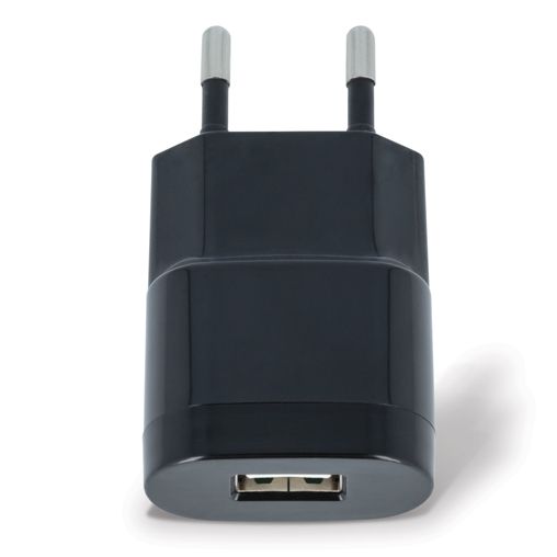 Forever | Ładowarka Sieciowa USB 5V/1A | Czarna